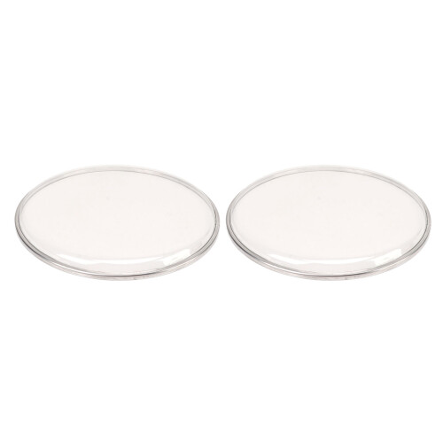 2Pcs Drumhead 8in Drum Head 2 Layer Polyester Film Instrument Accessory for Replacement Transparent 2