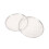 2Pcs Drumhead 8in Drum Head 2 Layer Polyester Film Instrument Accessory for Replacement Transparent 15