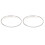 2Pcs Drumhead 8in Drum Head 2 Layer Polyester Film Instrument Accessory for Replacement Transparent 1