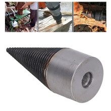 Wood Splitter Drill Carbon Steel High Hardness Removable Wear Resistant Firewood Drill Bit with Square Shank 42mm / 1.65in
