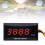 Motorrad-Tachometer DC12V 60x30x13mm ABS LCD 15
