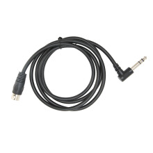MIDI-Sound-Verbindungskabel 6,35-mm-Klinkenstecker (männlich) auf 5-poligen DIN-Stecker, 1,5 m, Winkel-Ausführung