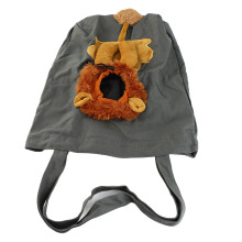 Kleine Haustier-Canvas-Schultertasche für Katzen & Hunde, tragbares Haustier aus der Handtasche XL