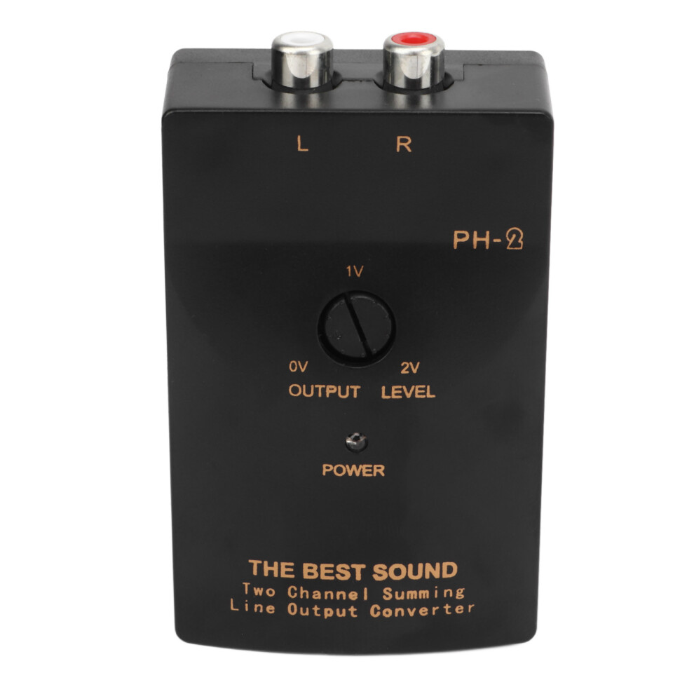 50W Car Audio Converter 2 Channel 20Hz To 20Khz Rca Line Output Converter For Automobiles 5091319380957