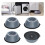 10cm Grey Washing Machine Feet Pads x4 6