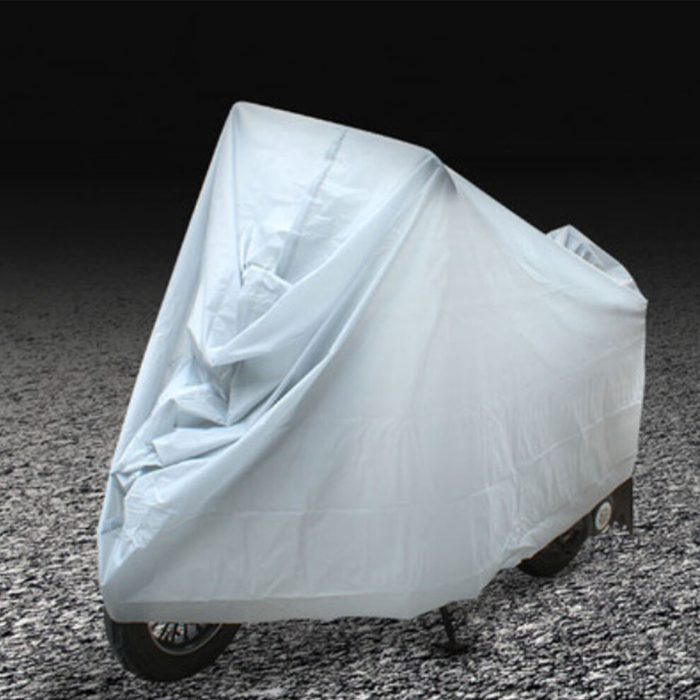 Motorcycle Rain Cover PEVA Rainproof Protective Anti Shock Solid Color Motorbike Cover for Outdoor M 120 X 210cm / 47.2 X 82.7in-image-OPC-PHTHDGG-NEW