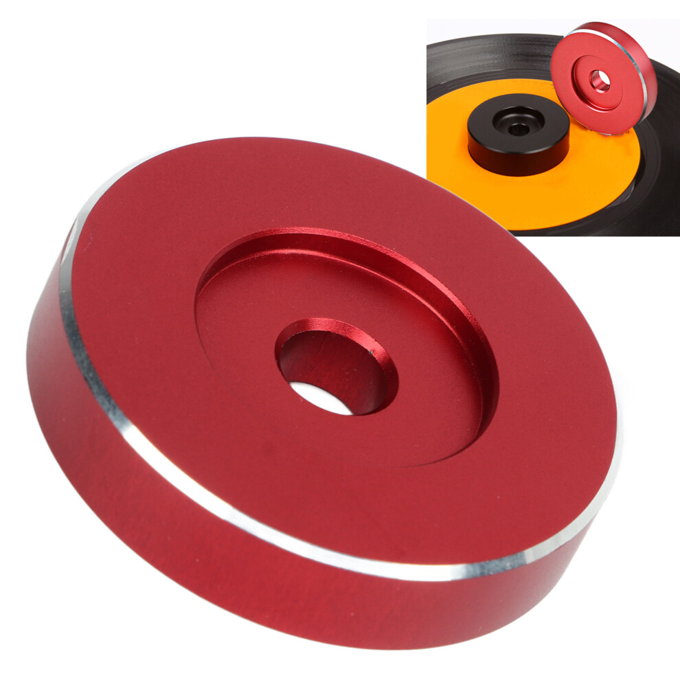 Record Adapter Aluminum Record Player Turntable Adapter Rpm Gramophone Accessory Red 9361319382425