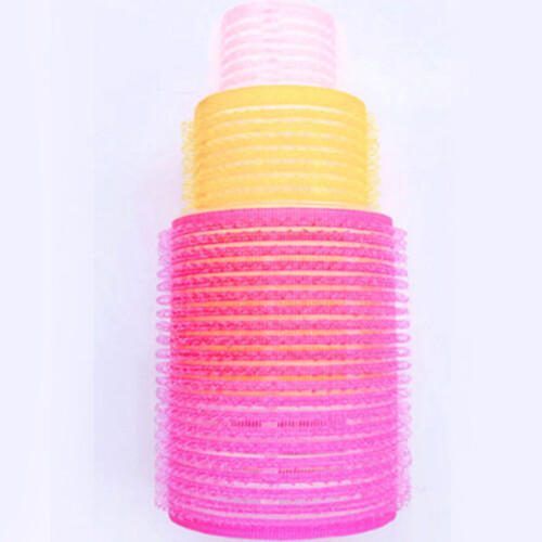 36 Stück SelfGrip Haarrollen 4,8/1,9 cm - 12 Clips