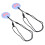 2er-Set Sensorische Beißkette, 5 cm Beißer, Himmelblau 1
