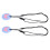 2er-Set Sensorische Beißkette, 5 cm Beißer, Himmelblau 14