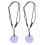 2er-Set Sensorische Beißkette, 5 cm Beißer, Himmelblau 2