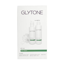 Glytone KP Kit - Peeling Duschgel, Glykol-Säure-Lotion & Duschschwamm für Keratosis Pilaris - Glatte raue Haut