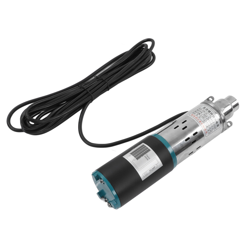 Dc24v Solar Screw Submersible Well Pump Copper Motor Brush Water Pump 25 Meter High Lift 180W 4291319388361