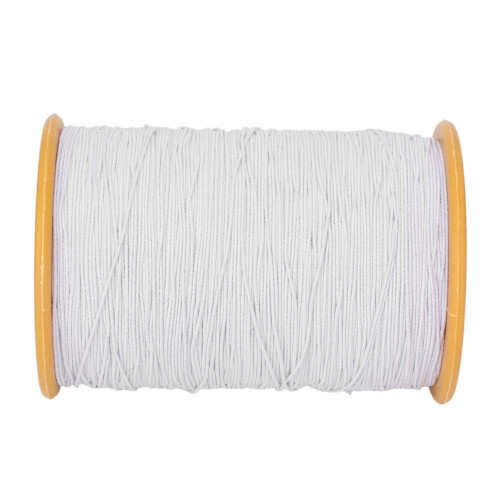 0,5 mm weiße elastische Schnur zuschnittbar DIY Armband 1