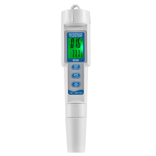 Professional 3 in 1 Multi Parameter Water Quality Tester Portable Pen Type PH EC TEMP Meter Acidometer Water Quality Analysis Device