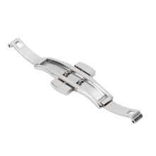Edelstahl-Schmetterlingsschnalle - Silber