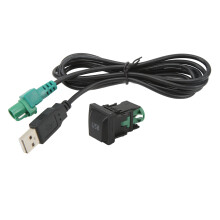 Car Audio USB Switch Button with Adapter Cable Plug and Play for RCD510Plus RCD310Plus CD Player