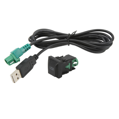 Car Audio USB Switch Button with Adapter Cable Plug and Play for RCD510Plus RCD310Plus CD Player