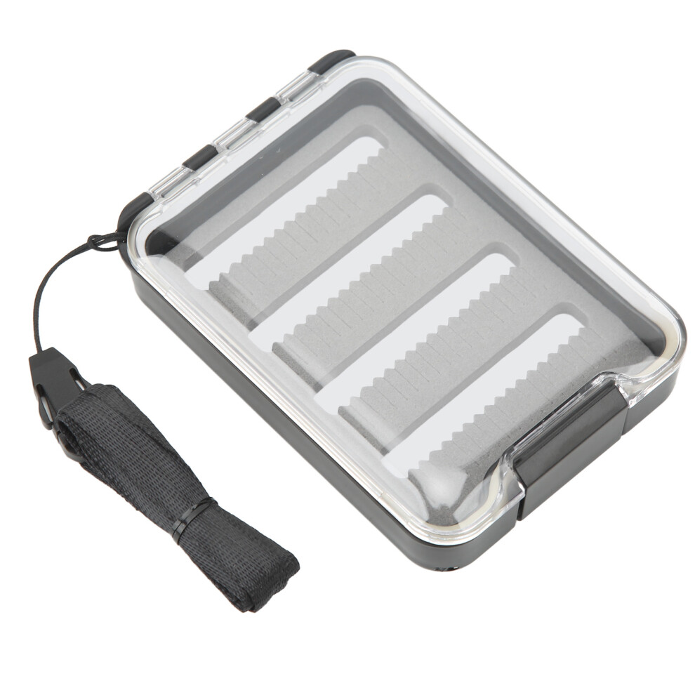 Slim Fly Fishing Box Sponge Insert Waterproof Fly Fishing Hook Box Lightweight Large Capacity with Transparent Lid-image-OPC-PHTHDYP-NEW