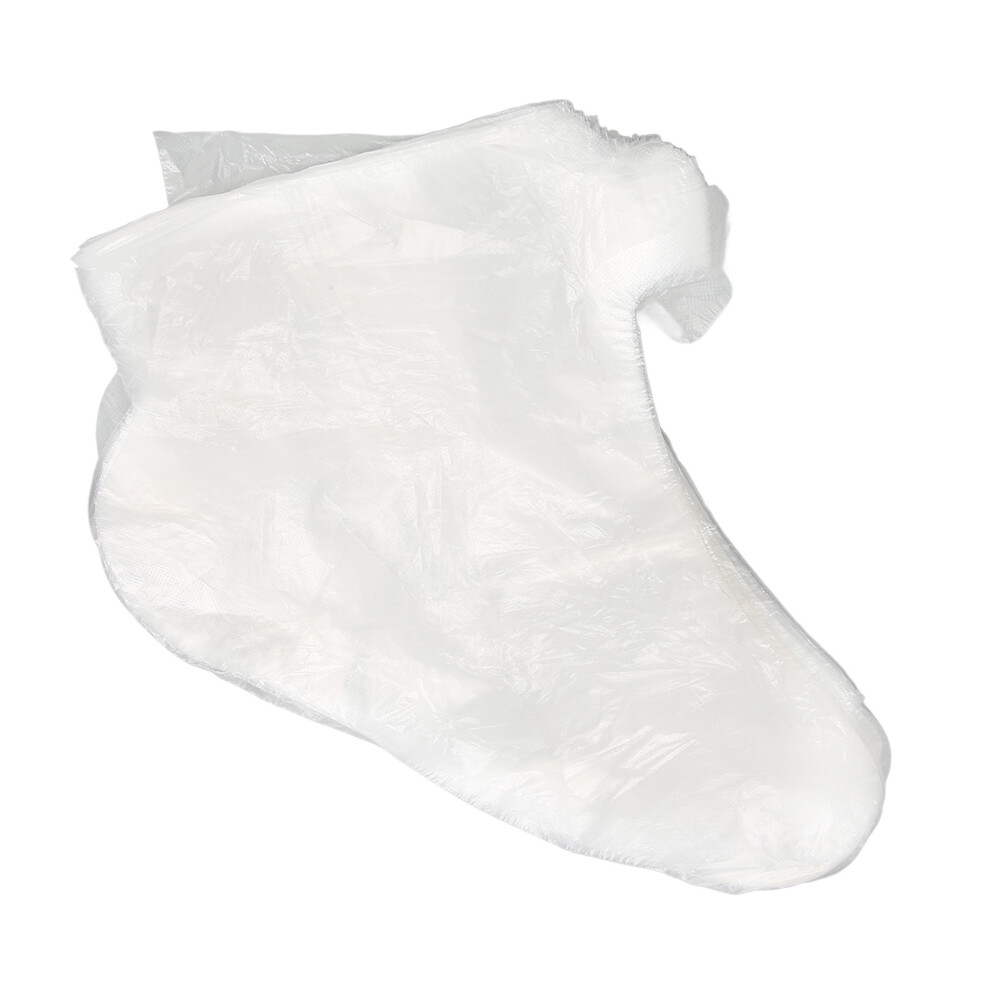 100pcs Paraffin Wax Feet Covers Disposable Use Fixing Stickers Paraffin Bath Liners for Foot