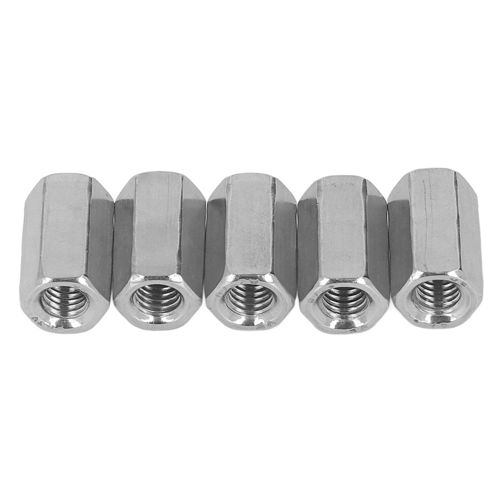 20Pcs Hex Coupling Nuts 304 Stainless Steel Long Fine Thread Coupling Nuts Maintenance Parts 9471319393625