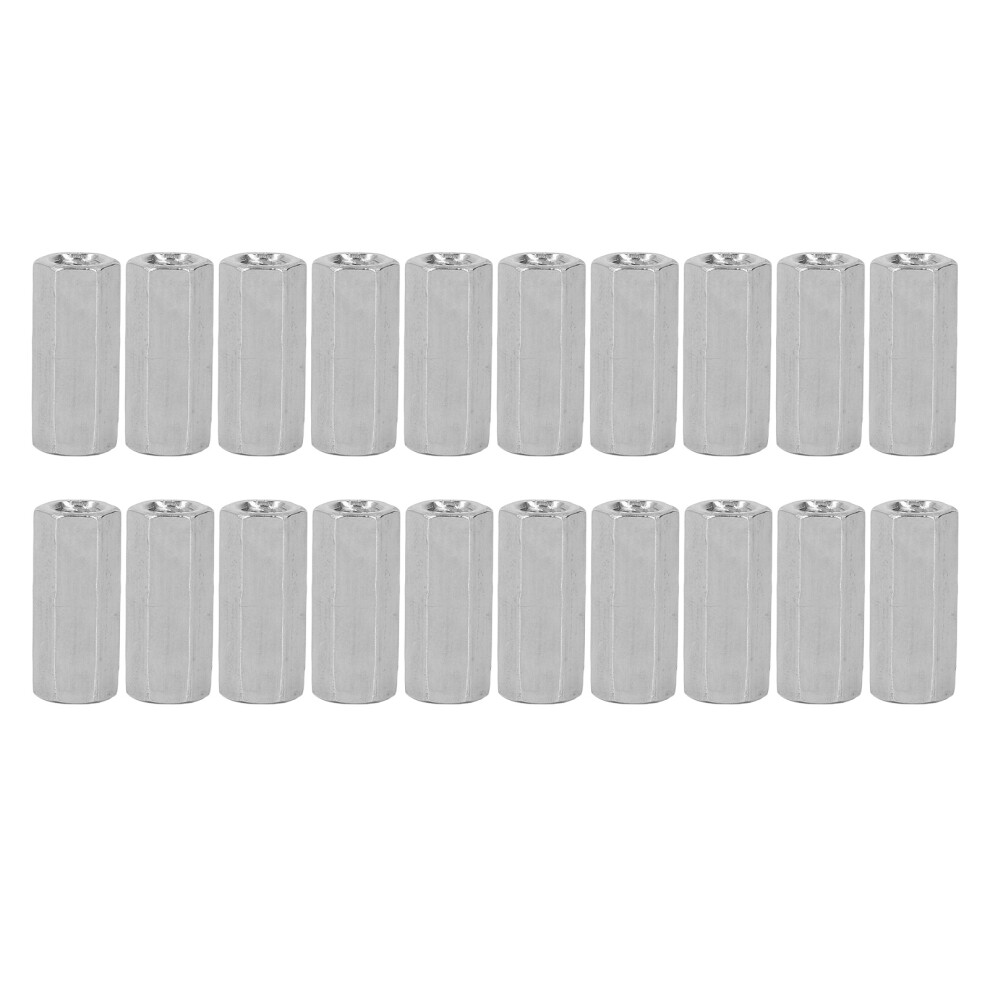20 Pcs Hex Coupling Nut M6x1 L25mm Stainless Steel Threaded Rod Connectors for Bolts Studs Mechanical Screws-image-OPC-PHTHFFX-NEW