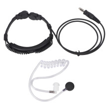 Kehlkopfmikrofon-Headset ausziehbares Akustikrohr ABS