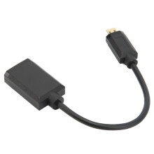4K 60 Hz Micro-HDMI auf HDMI Adapter, 15 cm Außendurchmesser Ø 3,2 mm