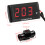 Motorrad Digital-Wassertemperaturanzeige 32~248F, LCD, 12V, 18mm Sensor, Rot 5