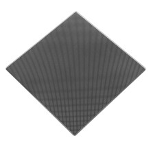 Glasplatte 150  150  4 mm, mikroporöse Beschichtung