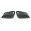 Side Mirror Covers 2PCs Carbon Fiber Style Rearview Mirror Caps Moulding Trim Replacement For Kia EV6 13