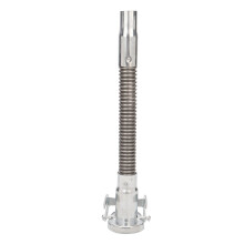Gas Can Spout Carbon Steel Plate Sturdy Durable Gas Can Nozzles Replacement Gasoline Pour Device