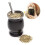 Yerba Mate Becher Set Schwarz 304 Edelstahl 11