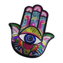 Hand Eye Pailletten-Aufbügel-Patches 20 g 20 24 cm