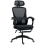 Homcom HOMCOM Mesh Ergonomic Office Chair with Lumbar Support, Headrest, Black 9