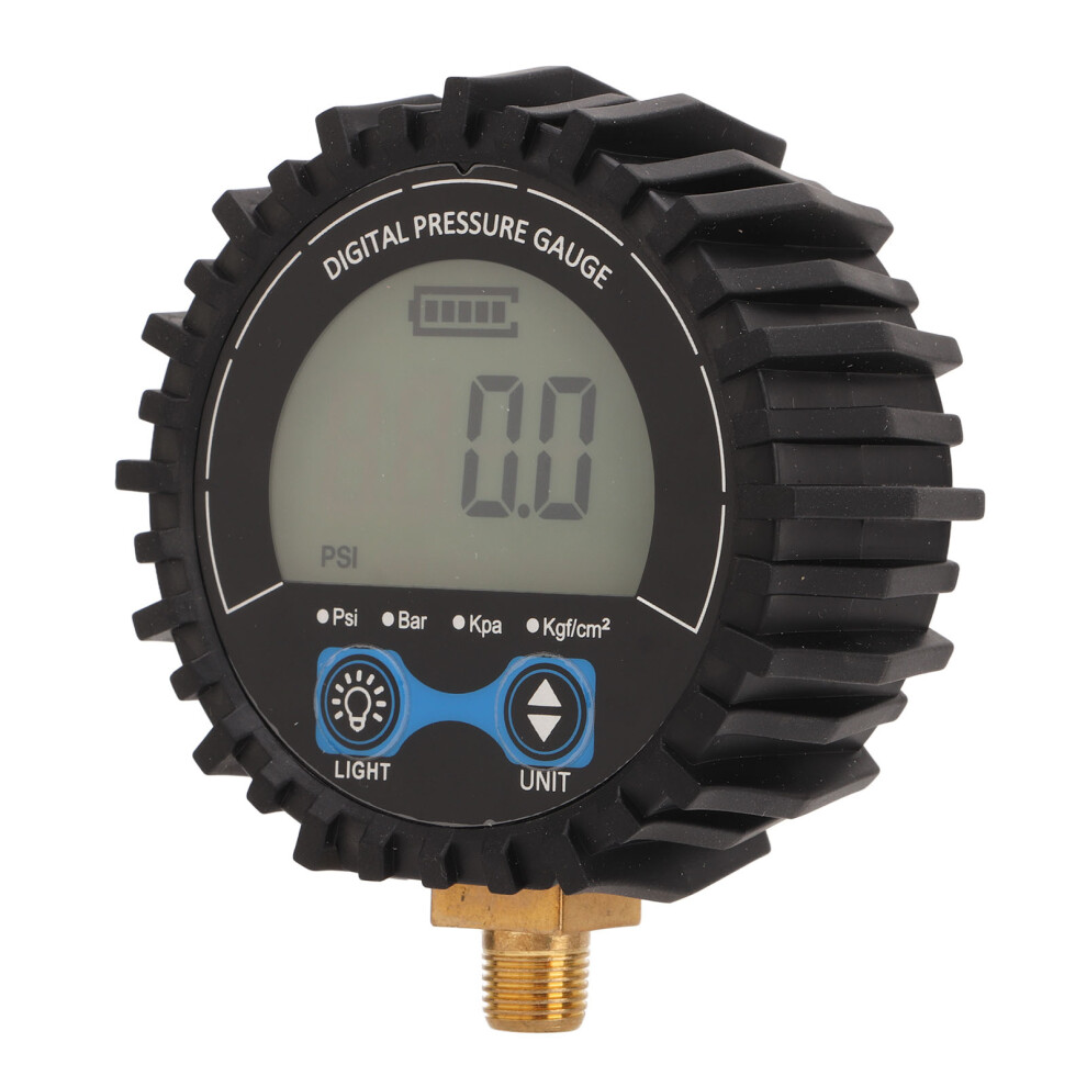 Tire Inflator Digital Pressure Gauge Accurate 4 Units Switchable Low Wear For Cars Trucks Motorcycles Trails Suvs Rvs 4991319403230