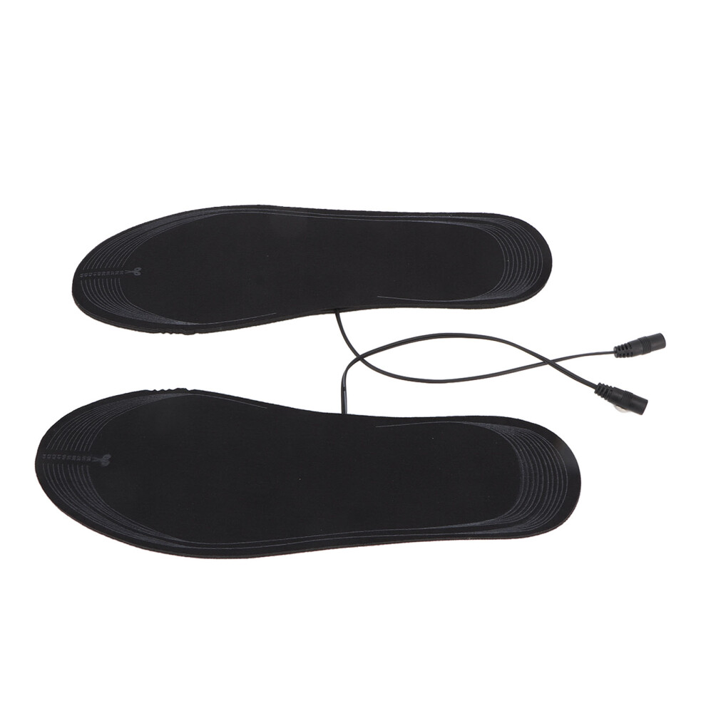 Heated Insoles USB Rechargeable Women Men Eletric Foot Warmer Washable DIY Cut for Outdoor Hunting Hiking