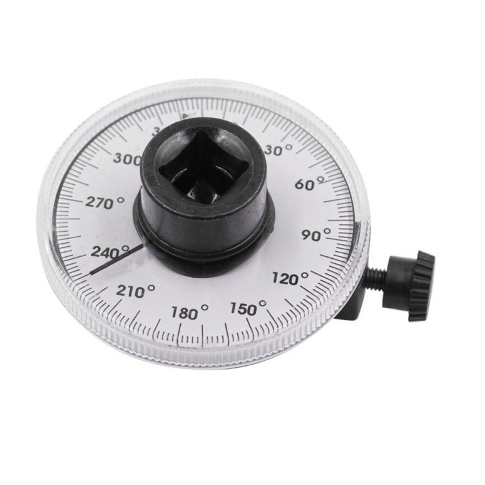 Torque Angle Gauge 1/2In 360 Precision Angular Tightening Clear Scale Adjustable Angle Measuring Tool 5011319405078