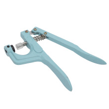 Grommet Machine Hand Press Effort Saving Aluminium Easy Operation Grommet Eyelet Tool Kit for Punch Craft DIY Blue