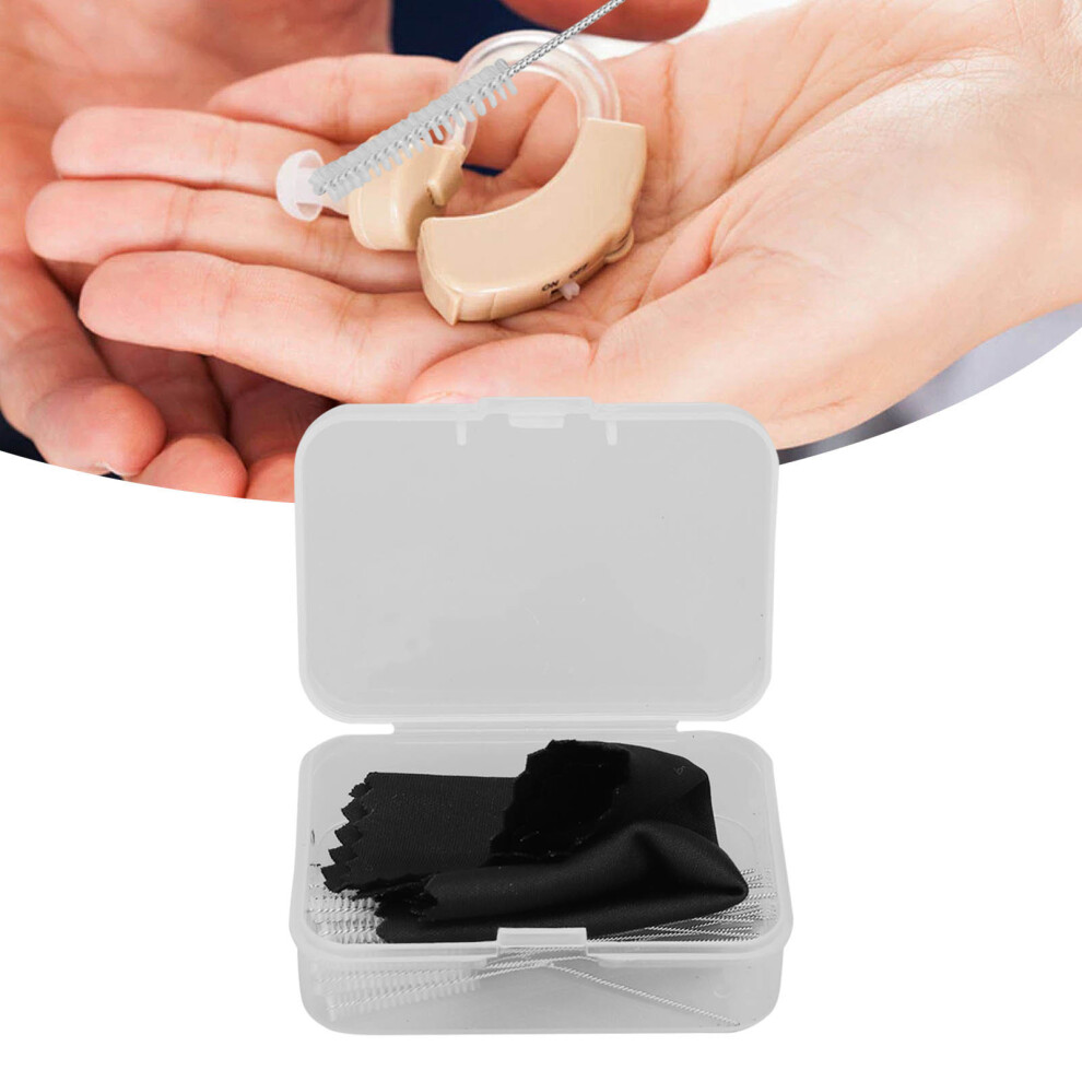 Hearing Amplifier Cleaning Kits Earwax Removal Portable Professional Reusable Multifunctional Vent Cleaner Brush