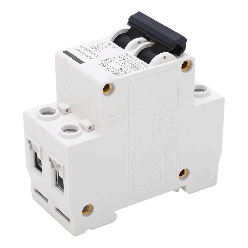 Ac Dc Circuit Breaker 50A 4Ka 2P Electromagnetic Tripping 35Mm Din Installation Solar Pv Safety Circuit Breaker 400V 8211319407653