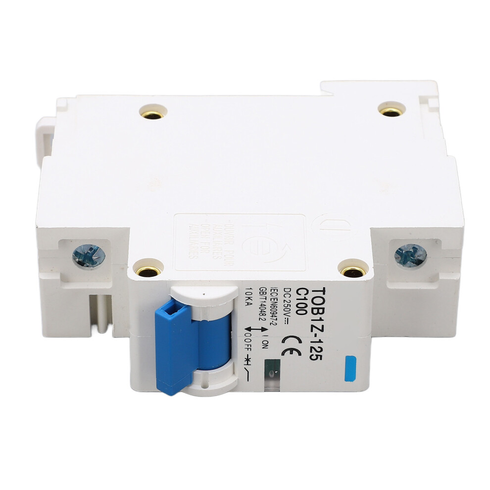 1P Dc Circuit Breaker 100A 35Mm Din Rail Installation Solar Pv Short Circuit Overload Protection Switch Dc250v 5071319407762