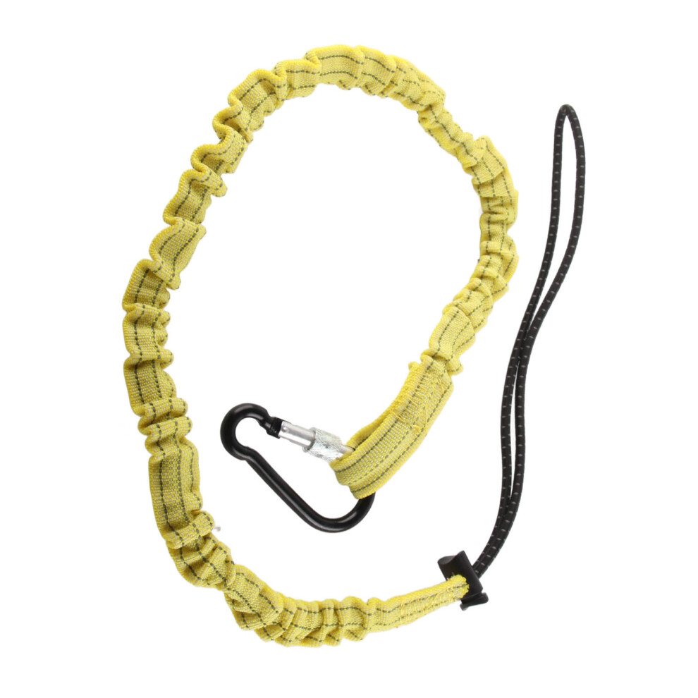 Tool Safety Tether Nylon Tool Lanyard Climbing Rope With Ordinary Mountaineering Buckle Yellow 3051319407995