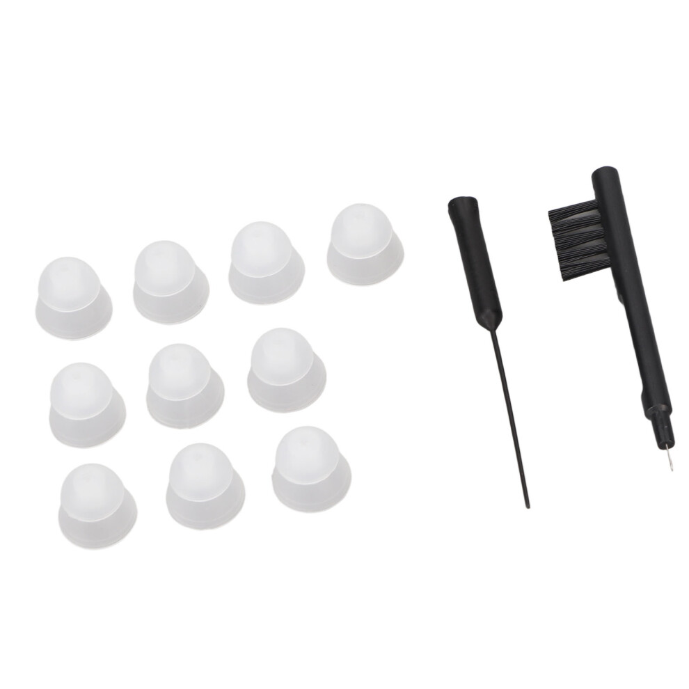 Silicone Hearing Amplifier Dome Earplug Set Professional Hearing Amplifier Cleaning Brush Vent Brush M