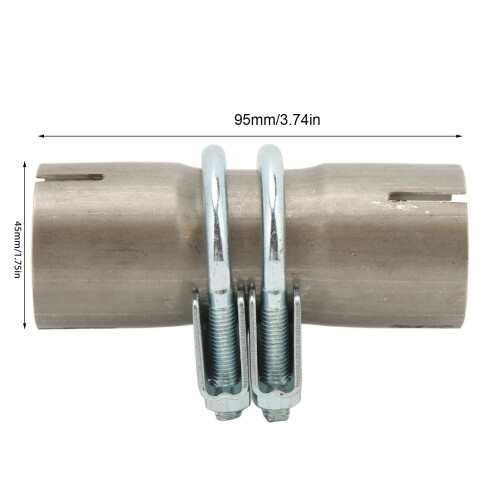 45mm Edelstahl-Auspuff-Stumpfnaht - Universal 2