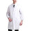 Herren Damen Weißes Baumwoll-Laborkittel XL, Langarm, Elastische Bündchen 9