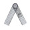Winkellineal 360, halbtransparent, 17,54,5 cm 5