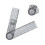 Winkellineal 360, halbtransparent, 17,54,5 cm 1