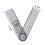 Winkellineal 360, halbtransparent, 17,54,5 cm 4