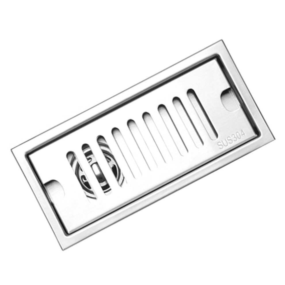 Shower Drain Long Stainless Steel Deodorant Removable Floor Drain For Bathroom Hotel 20Cm Side Draining 7671319411424